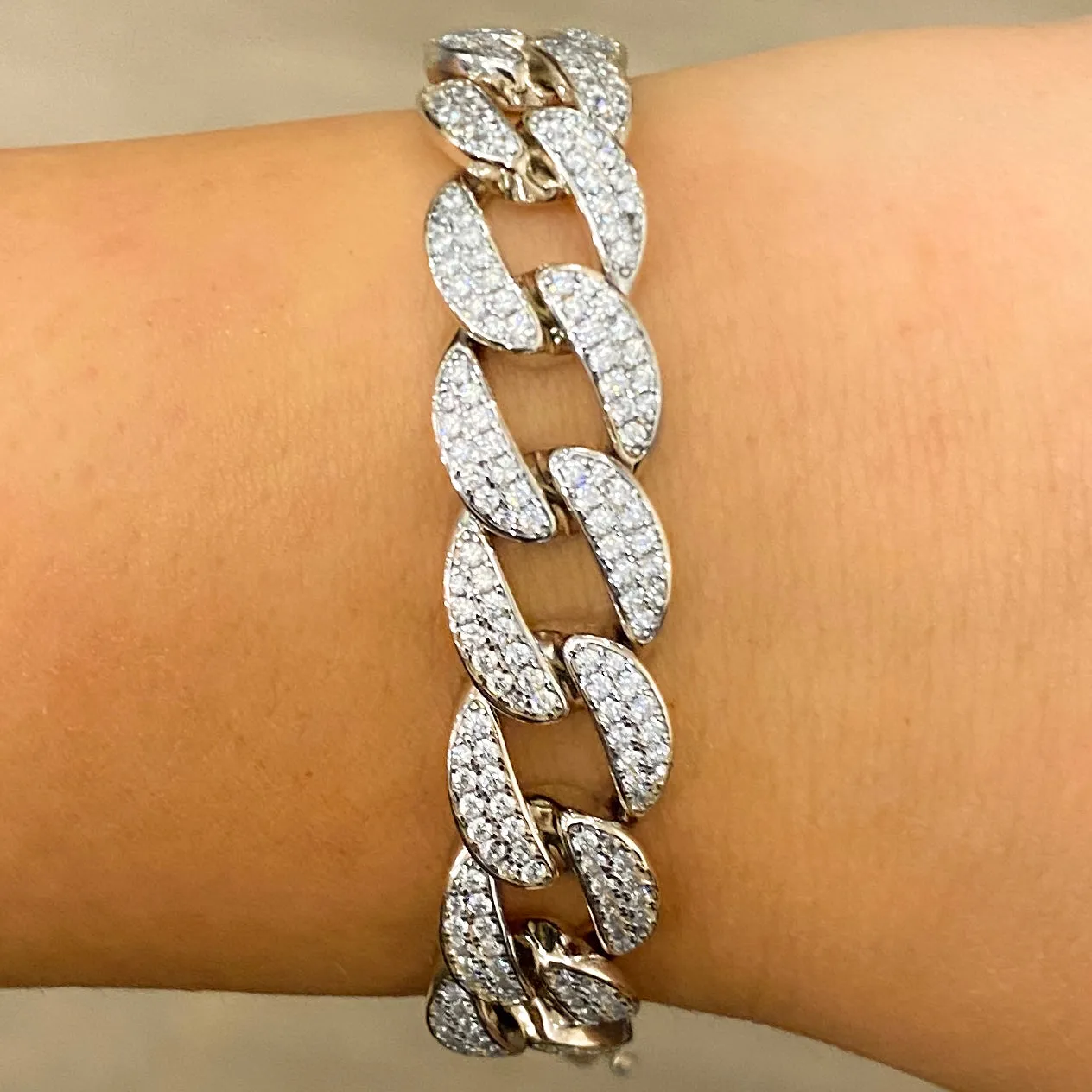 12mm Super Cuban Link Bracelet