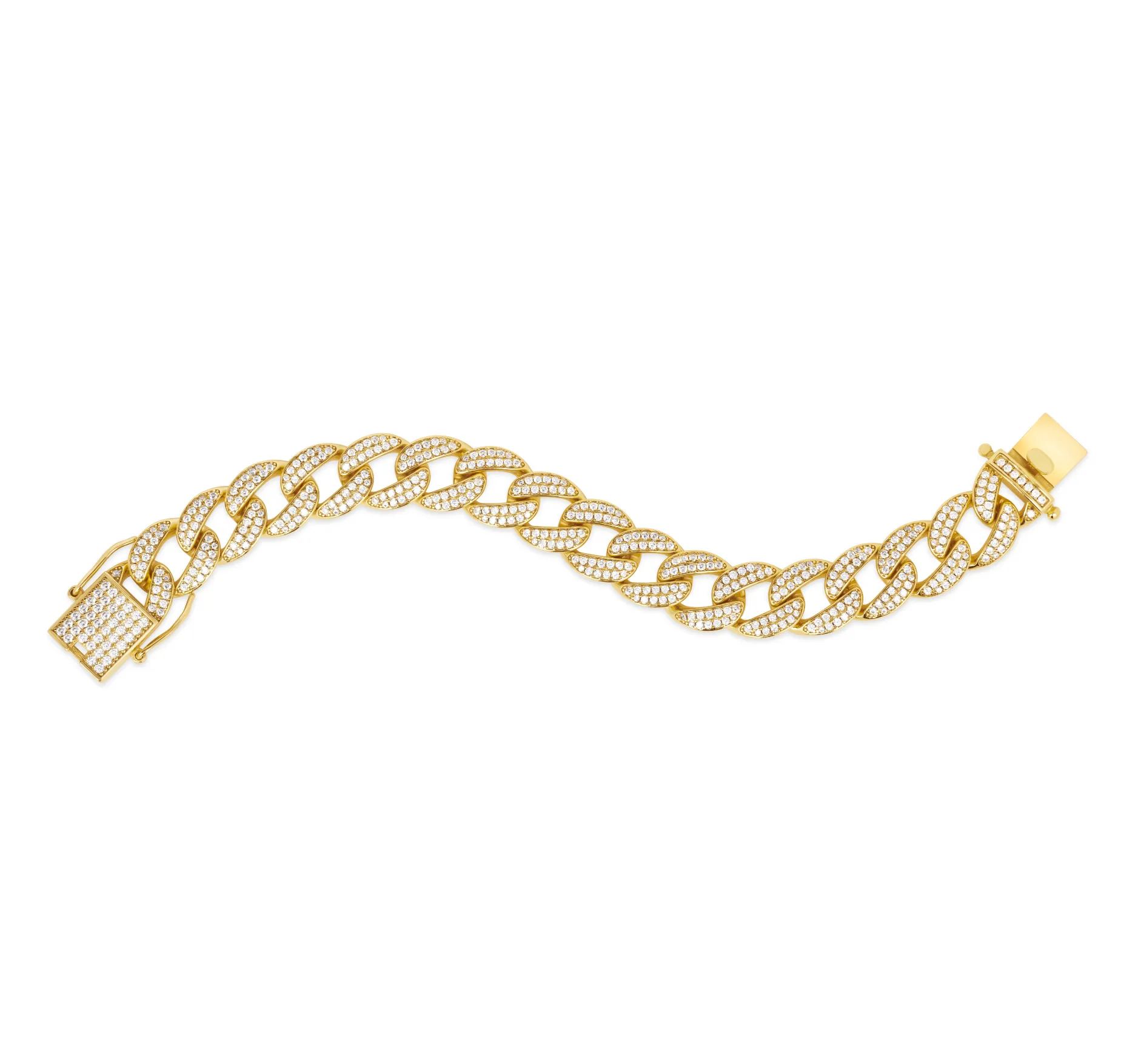 12mm Super Cuban Link Bracelet