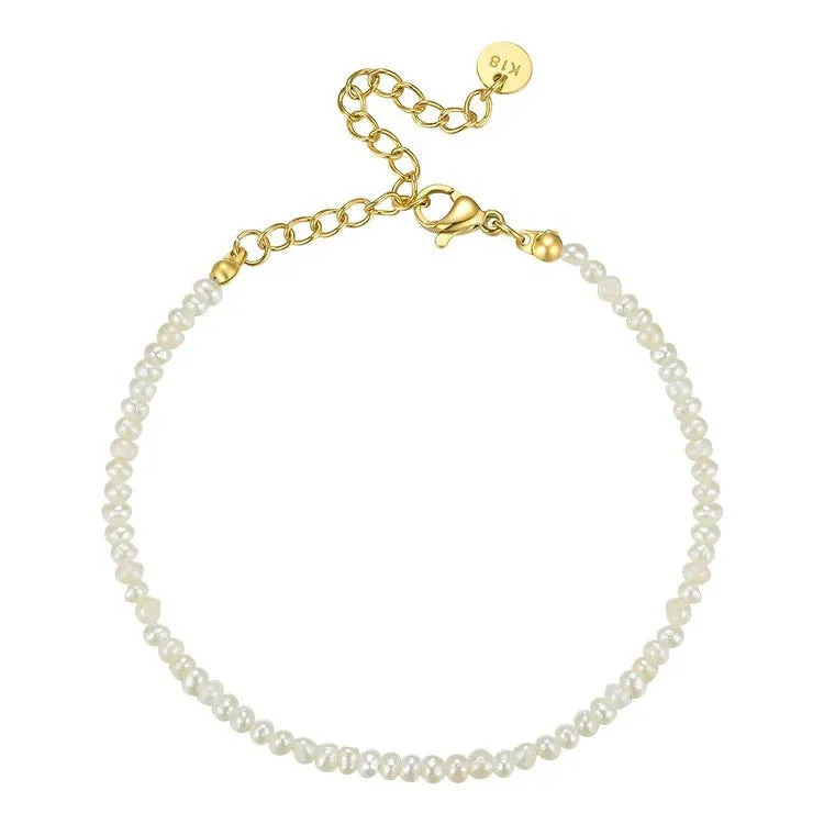 18k Gold-Filled Freshwater Pearl Bracelet - Bracelets for Women