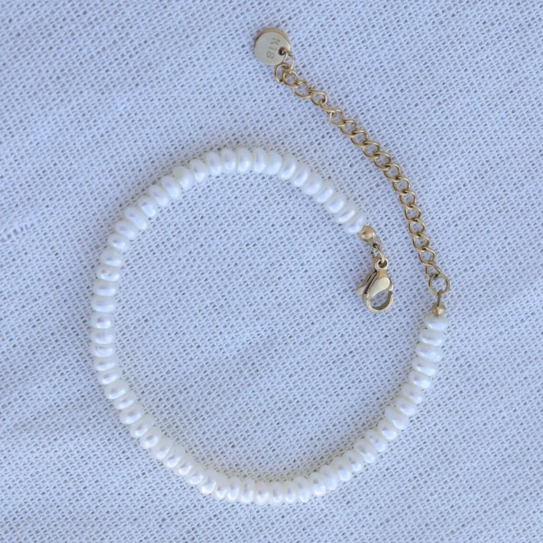 18k Gold-Filled Freshwater Pearl Bracelet - Bracelets for Women