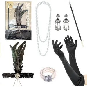 20's Flapper Deluxe Glamour Instead Dress Up set