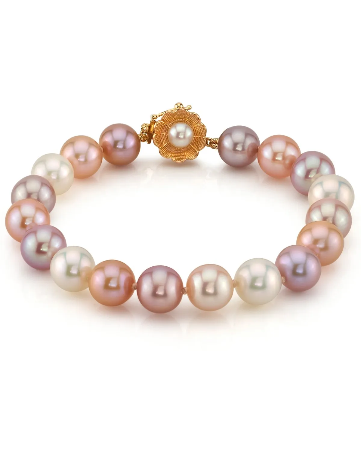 8.5-9.5mm Multicolor Freshwater Pearl Bracelet - AAA Quality