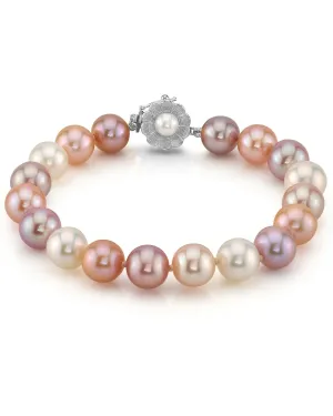 8.5-9.5mm Multicolor Freshwater Pearl Bracelet - AAAA Quality