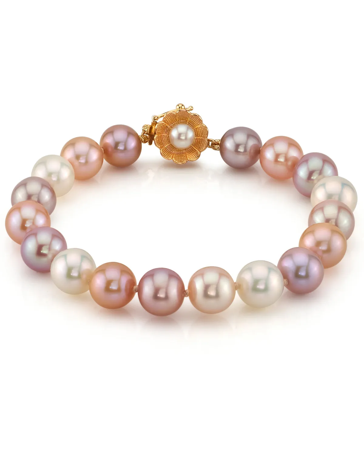 8.5-9.5mm Multicolor Freshwater Pearl Bracelet - AAAA Quality