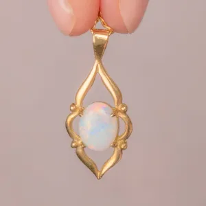 9ct Gold Opal Charm, 0.20ct