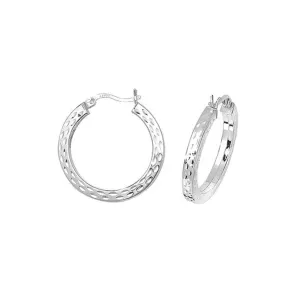 Acotis Silver Hoop Earrings G5732