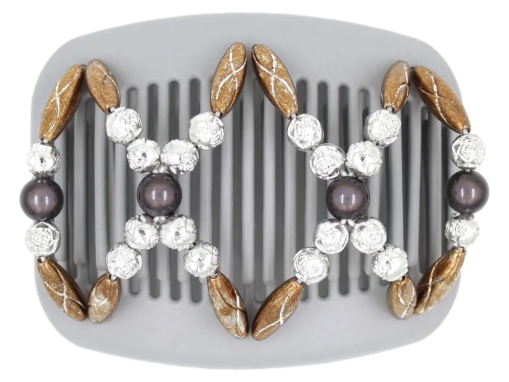 African Butterfly Hair Comb - Dalena Gray 30