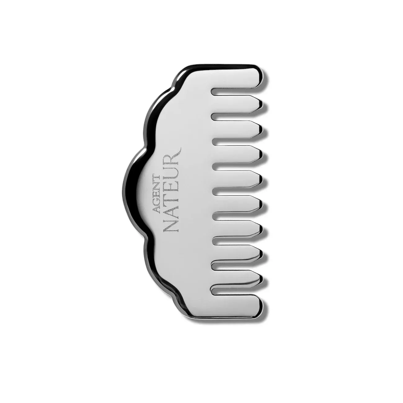 AGENT NATEUR - stainless steel gua sha scalp comb