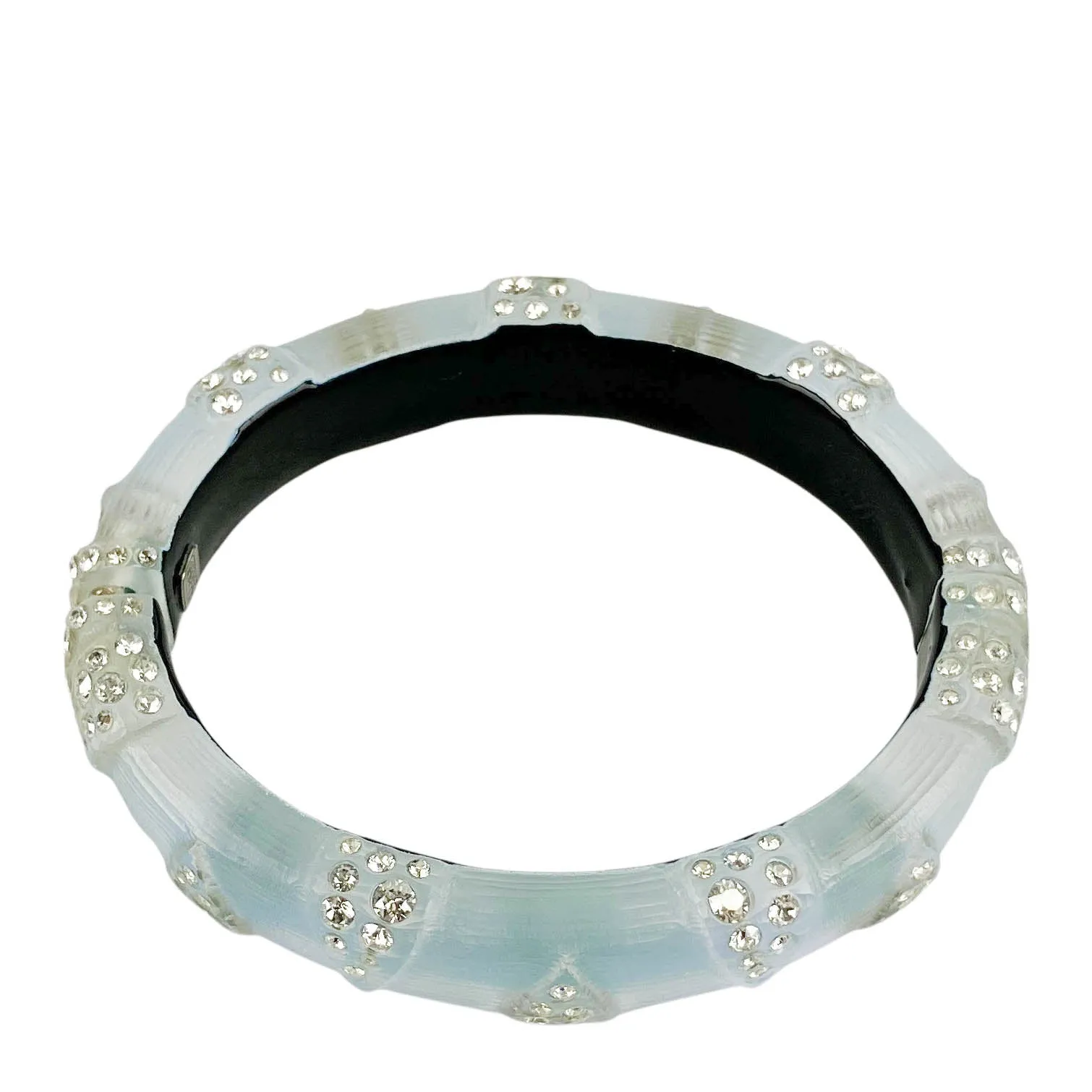 Alexis Bittar Crystal Lucite Bracelet in Opal