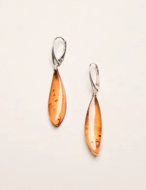 Amber Drop Earrings