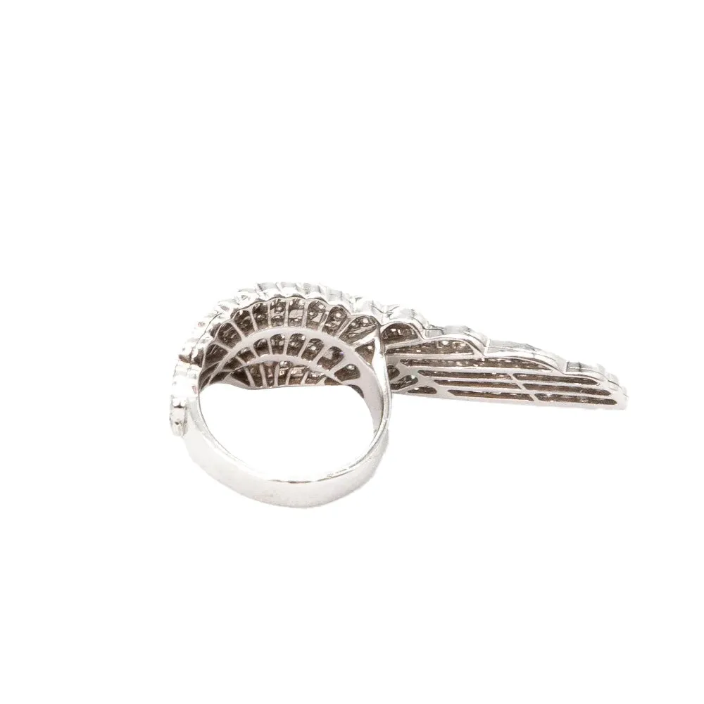 Asprey Garrard Feather Ring