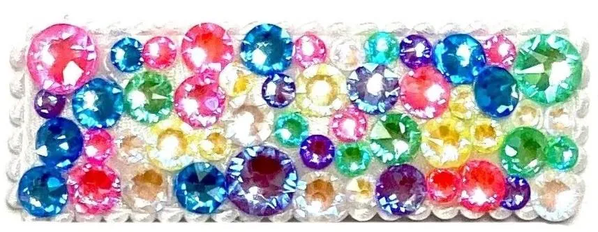 Bari Lynn All Over Swarovski Crystal Snap Clip