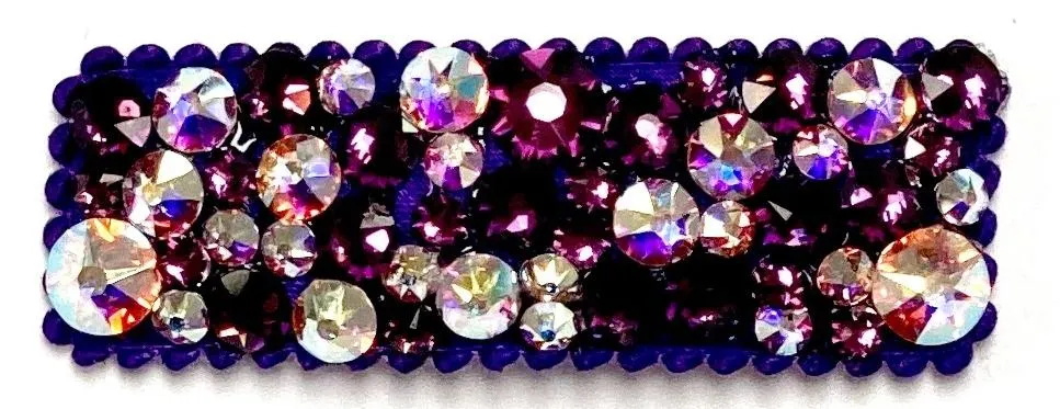 Bari Lynn All Over Swarovski Crystal Snap Clip