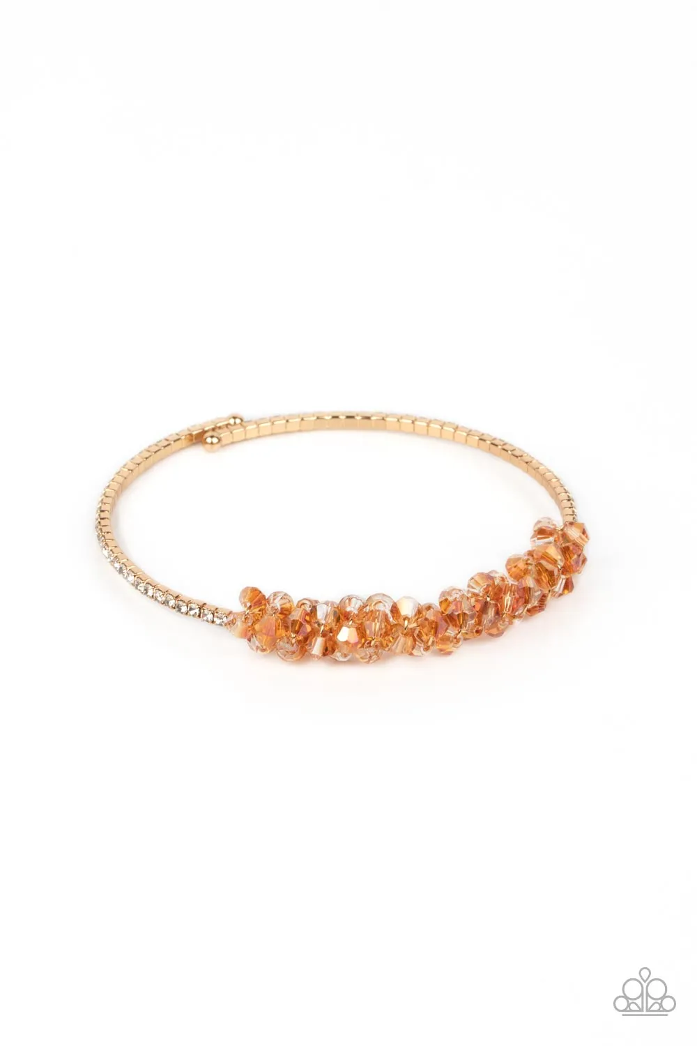 BAUBLY Personality - Gold Bracelet - Paparazzi Accessories