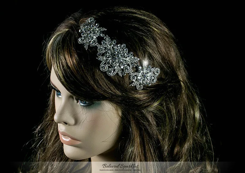 Beatrice Romantic Deco Hair Comb | Crystal