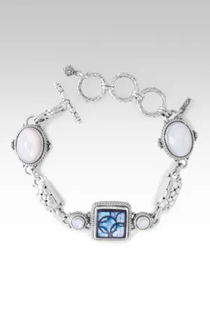 Believe Always Bracelet™ in Blue Mother of Pearl Mosaic