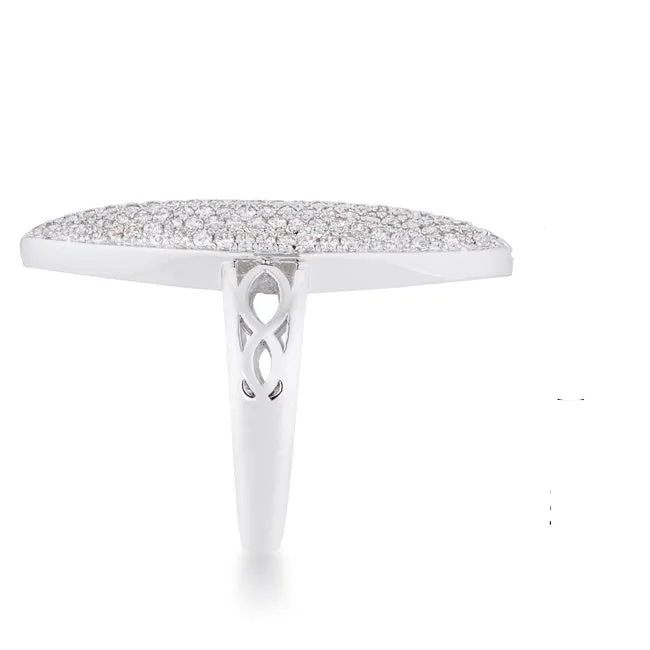 Bella Contemporary  CZ Cluster Cocktail Ring | 2.3ct