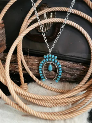 Big Squash Turquoise Necklace