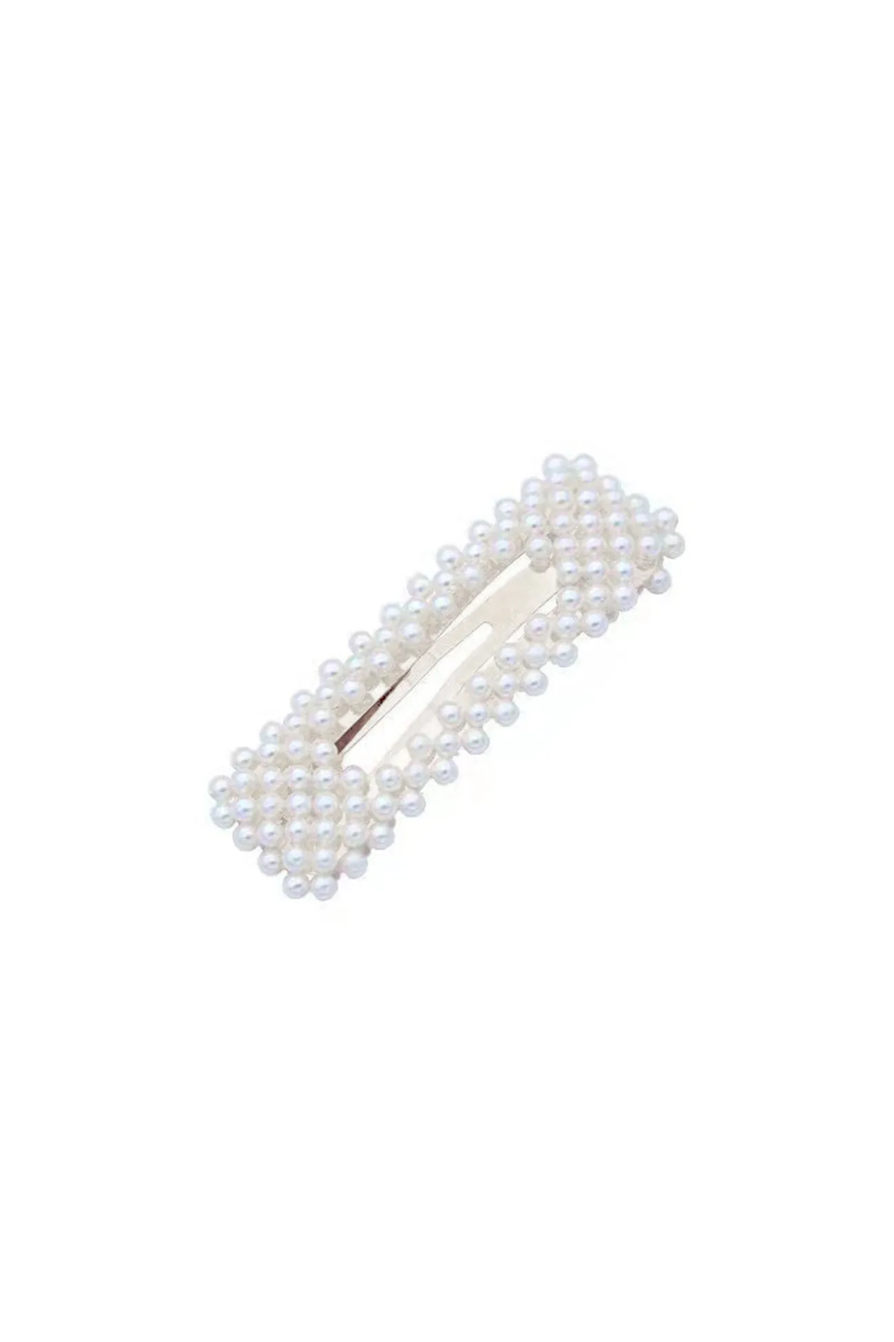 Braided Pearl Barrette