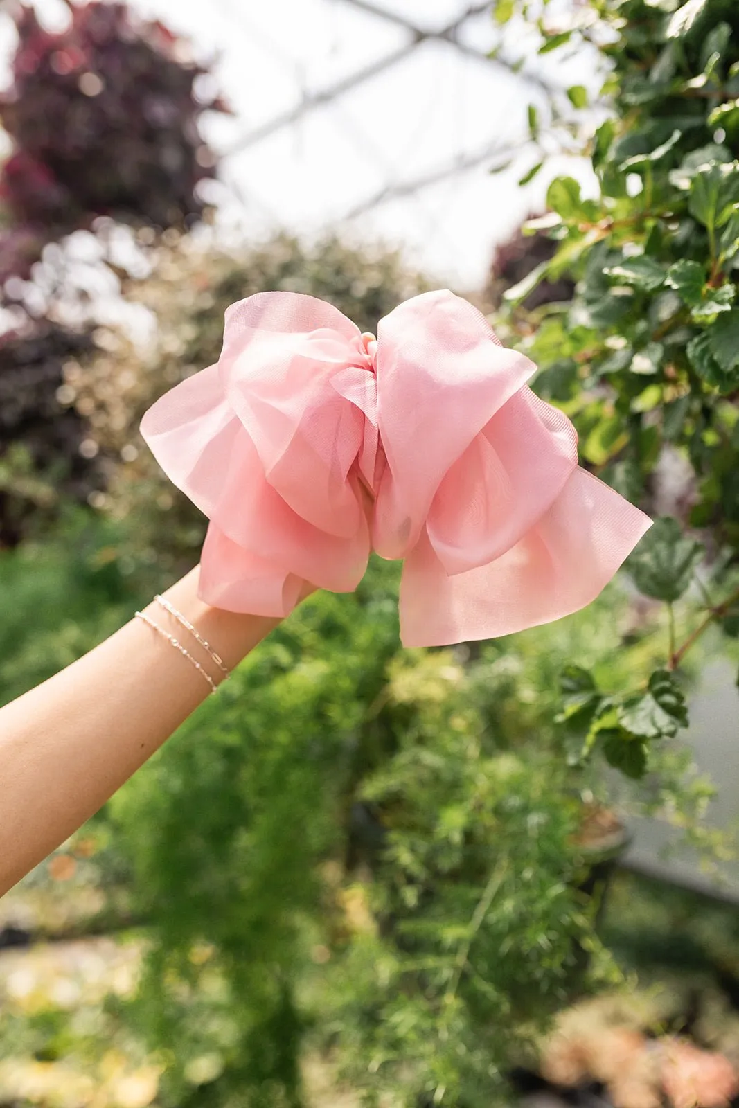 Chiffon Bow Barrette - Multiple Colors