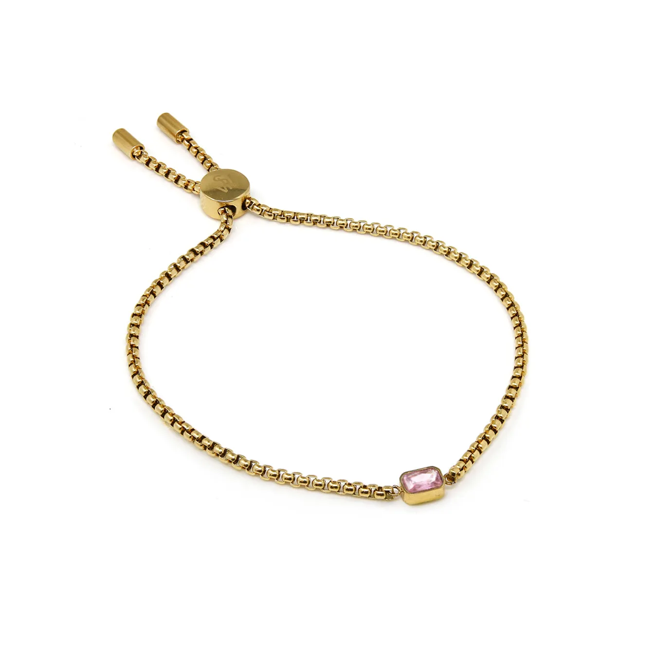 Children's June Pearl Birthstone Bracelet - Yellow Gold