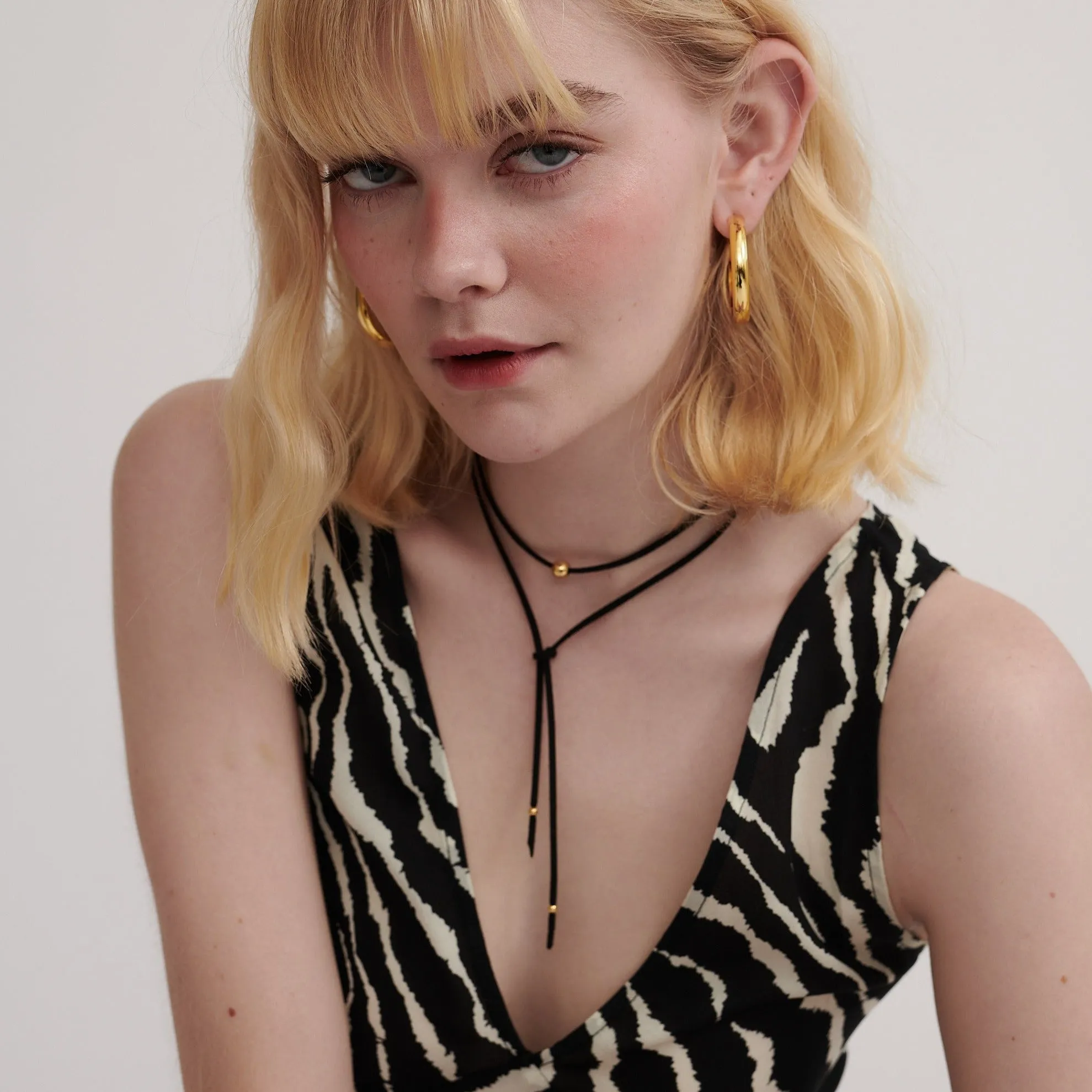 Cindy Choker - Gold/Black