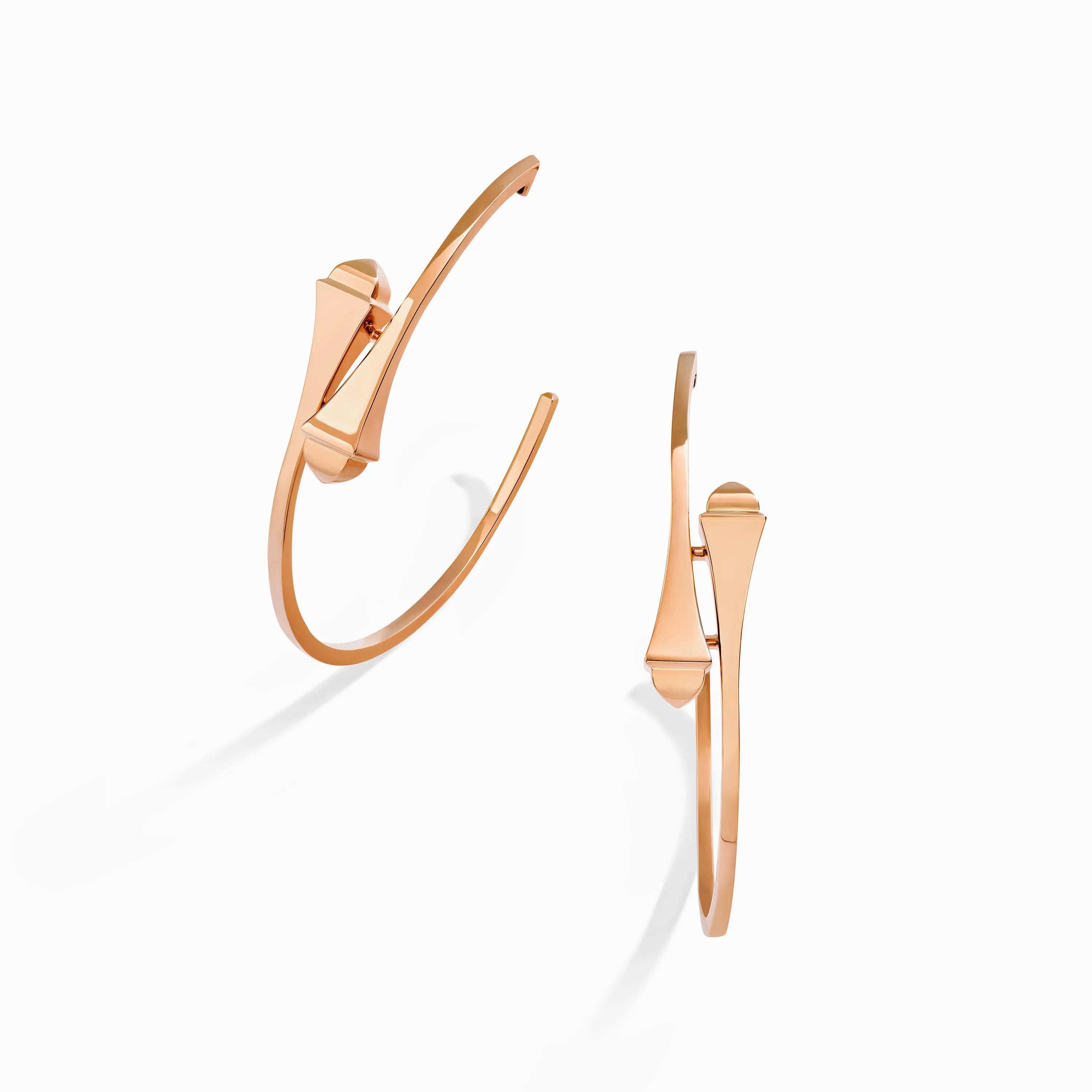 Cleo Full Gold Large Hoop Earrings