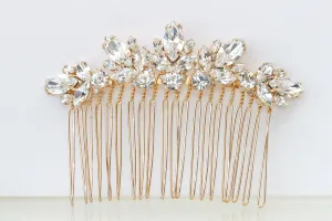 CRYSTALS  HAIR COMB