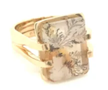 Dendritic Agate Cocktail Ring