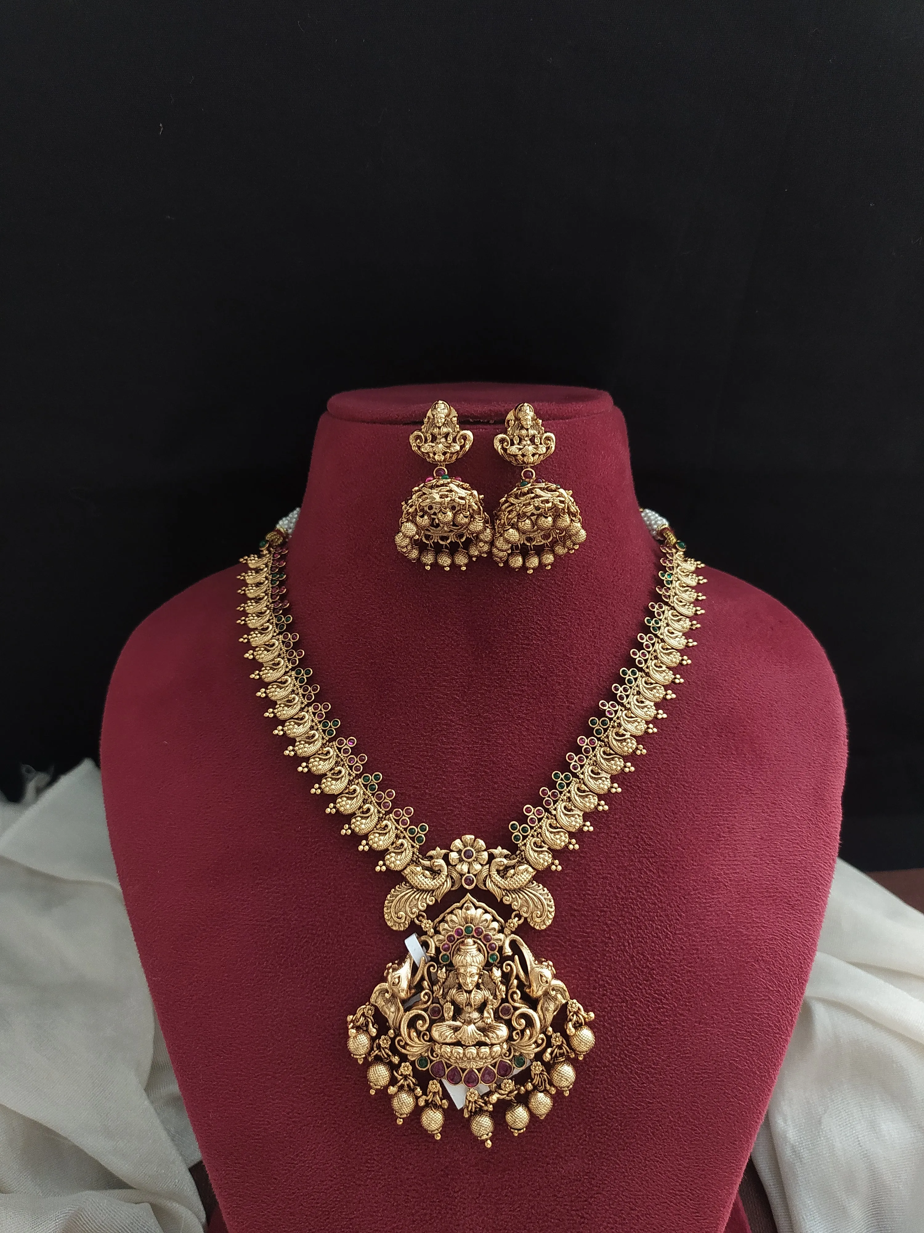 Divine Blessings and Tribal Heritage Lakshmi Ji Nagas Antique Necklace Set