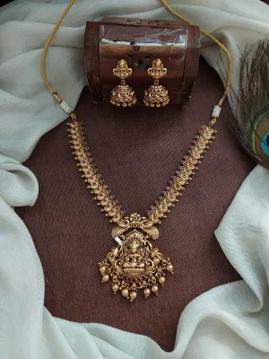 Divine Blessings and Tribal Heritage Lakshmi Ji Nagas Antique Necklace Set