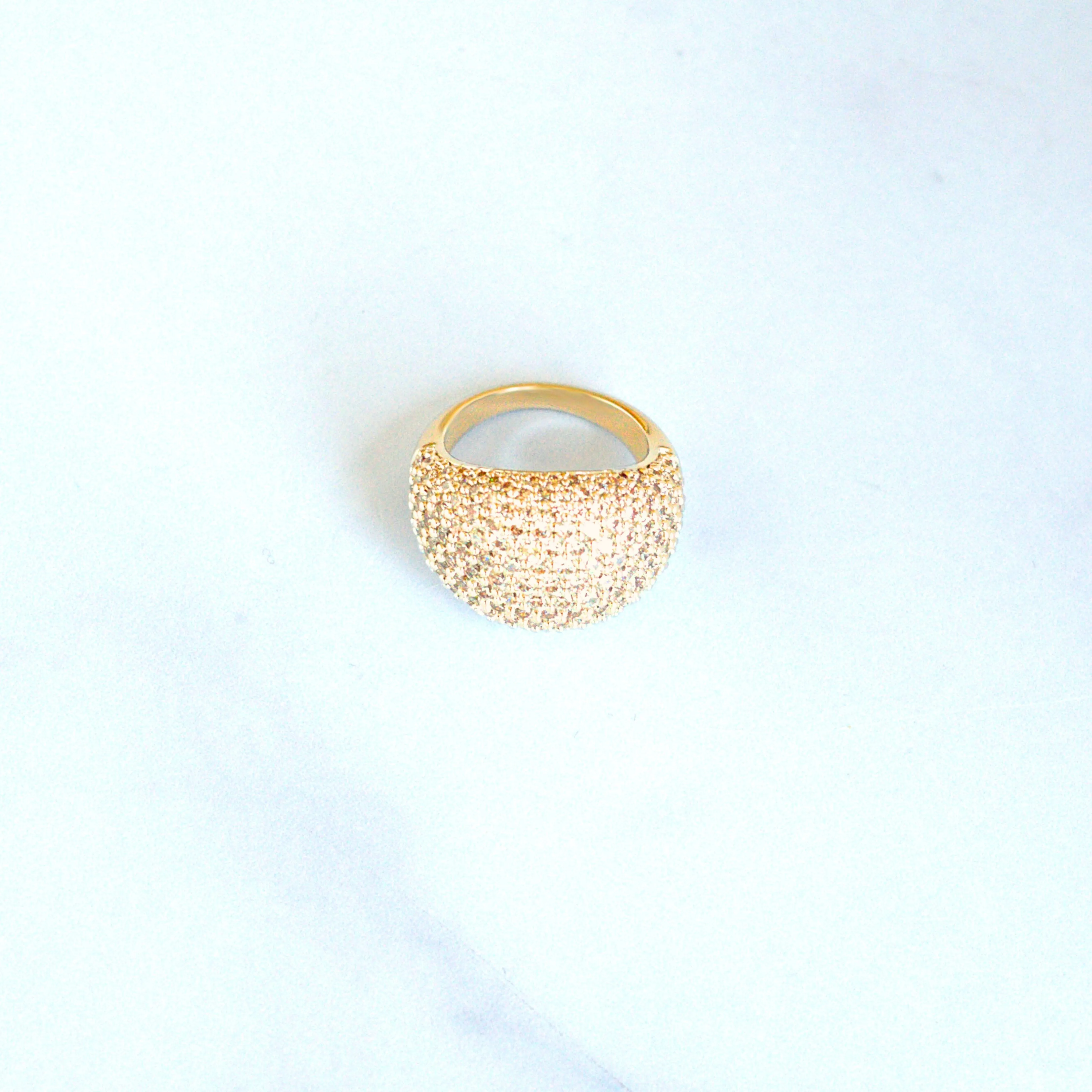 Domed Pavé Ring