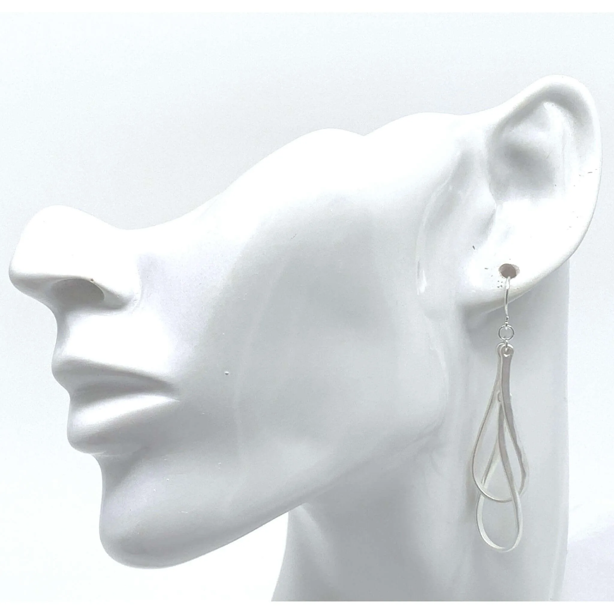 Double Hoop Teardrop Earrings