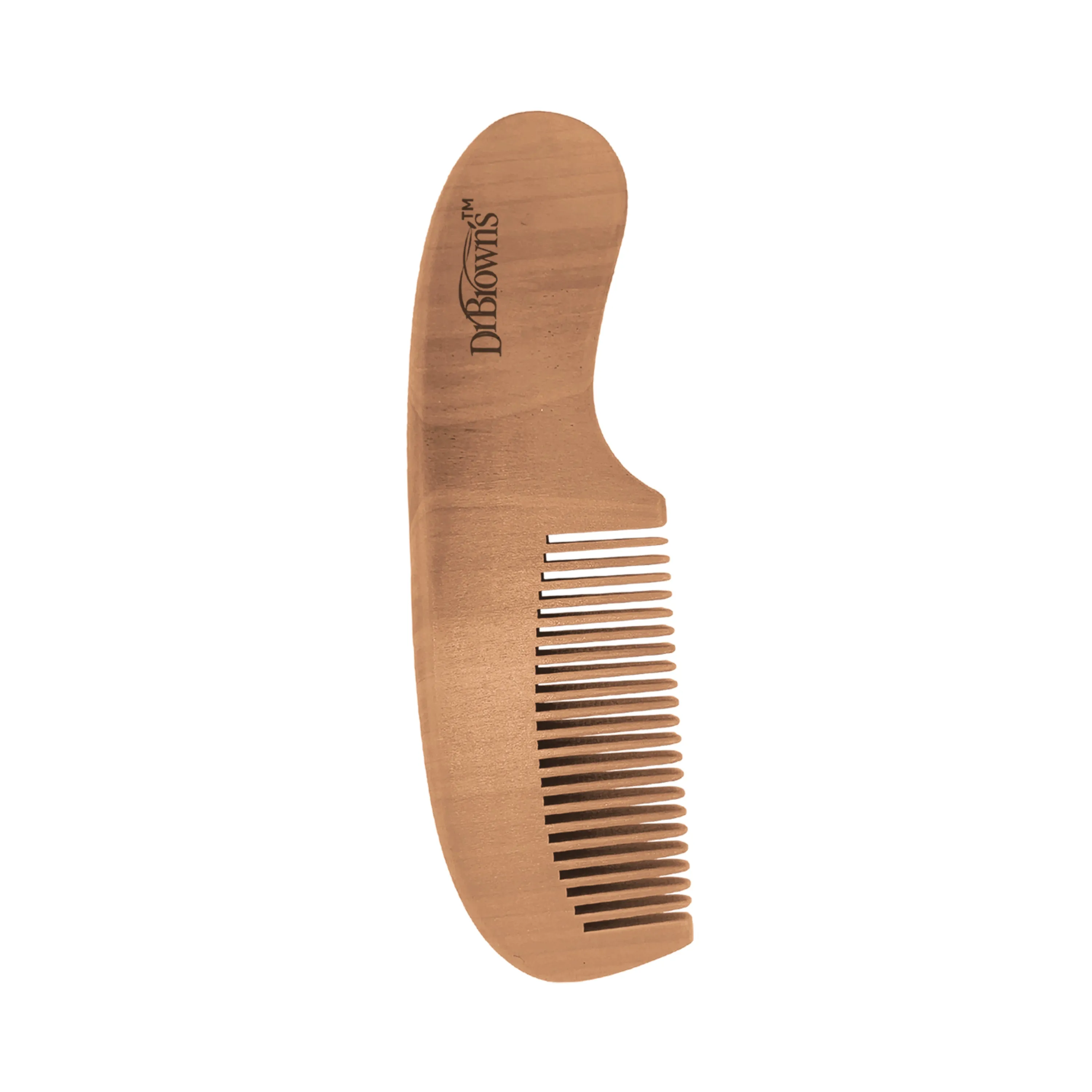 Dr. Brown'S Soft And Safe Brush   Comb Wooden Birth to 24M