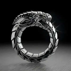 Dragon Retro Domineering Ring Gifts Men and Women