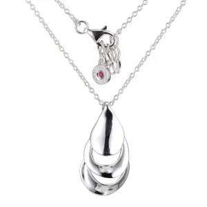 Elle - Sterling Silver Drop Necklace