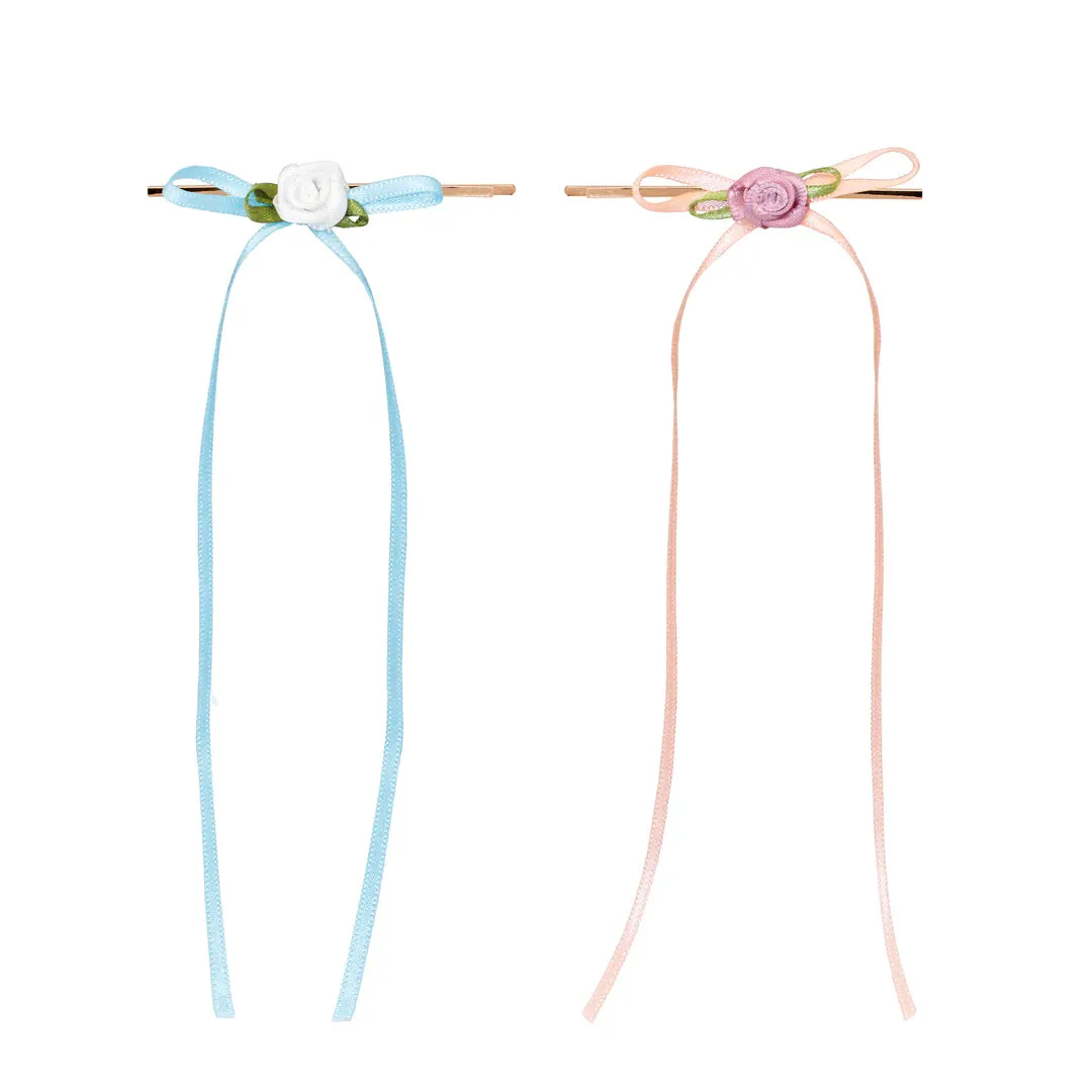 Emi Jay - Barrette Set of 2 | Baby Rosette