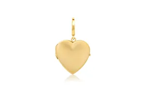 Extra Large Heart Locket Charm