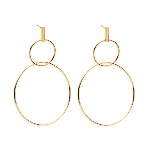 Grande Phoenix Earrings- Gold