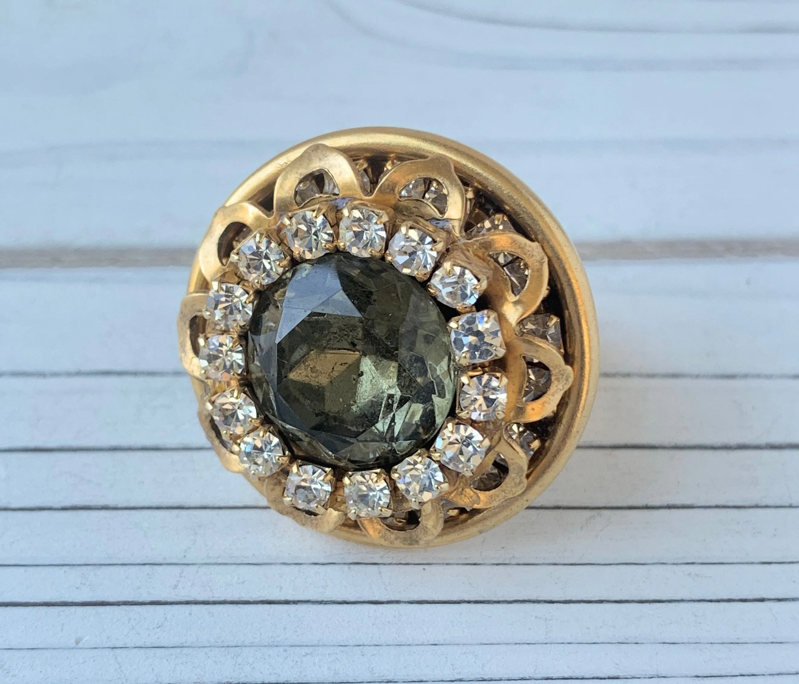 Green Eyed Lady Statement Ring