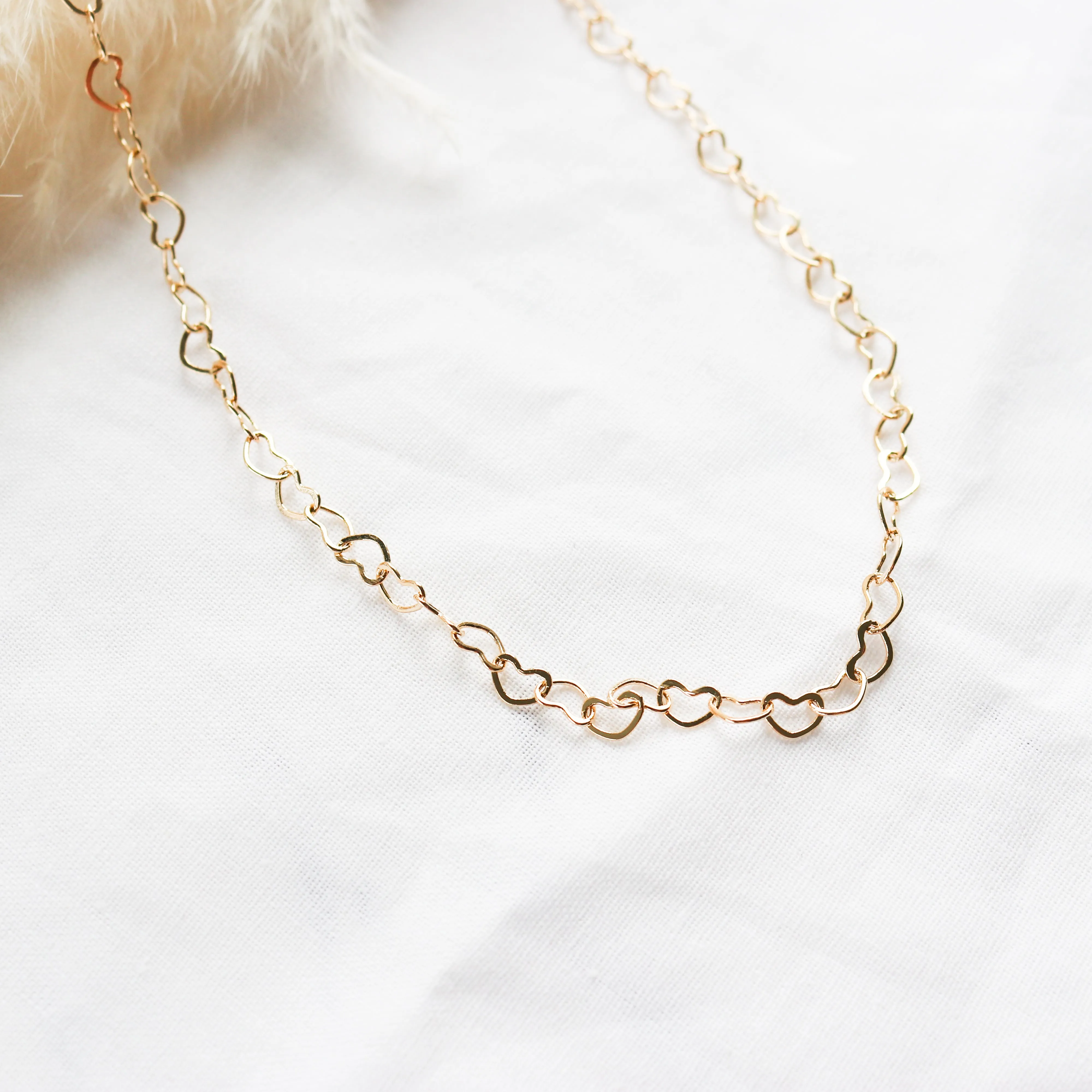 Hearts Chain Choker