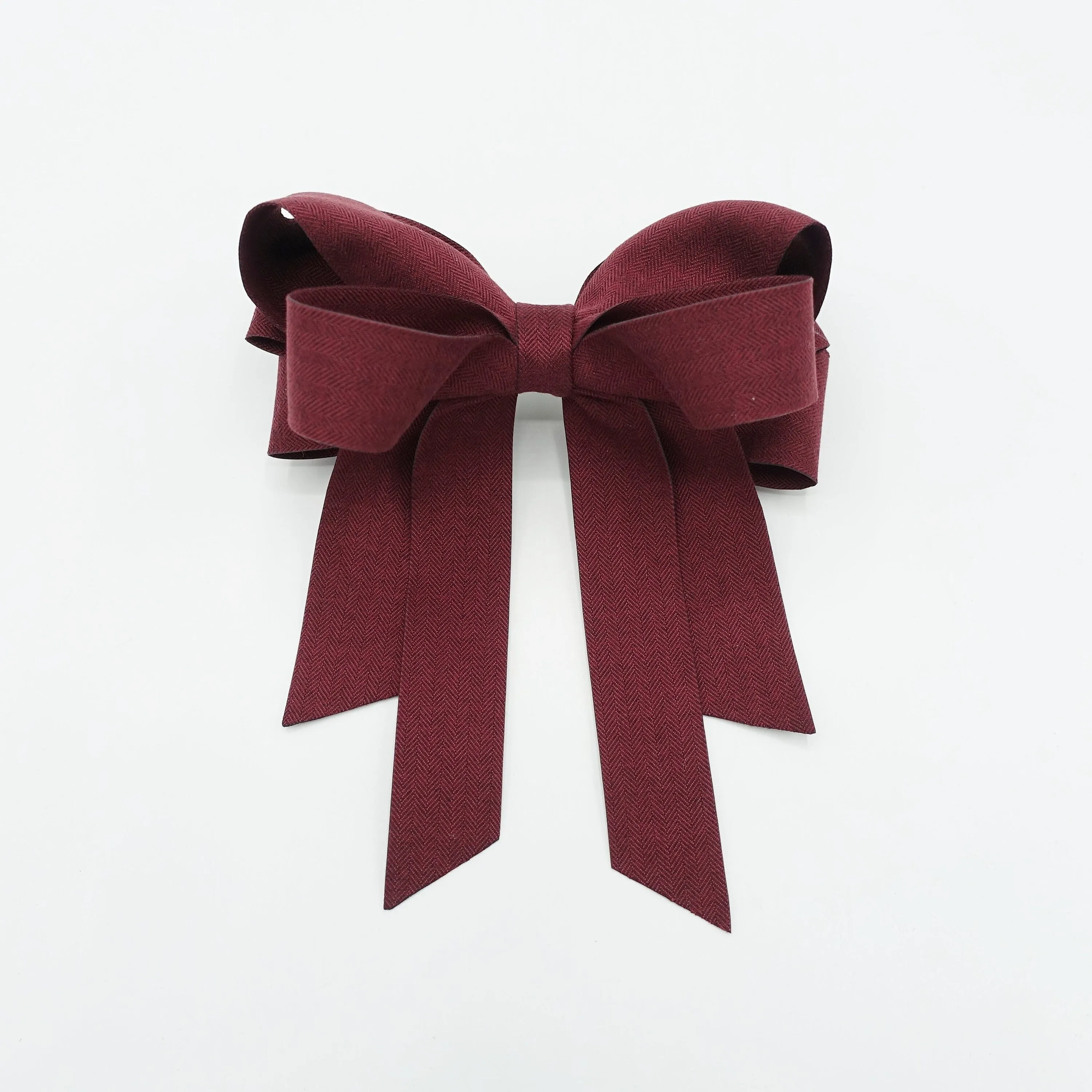 herringbone multi wing hair bow hair accessory for women