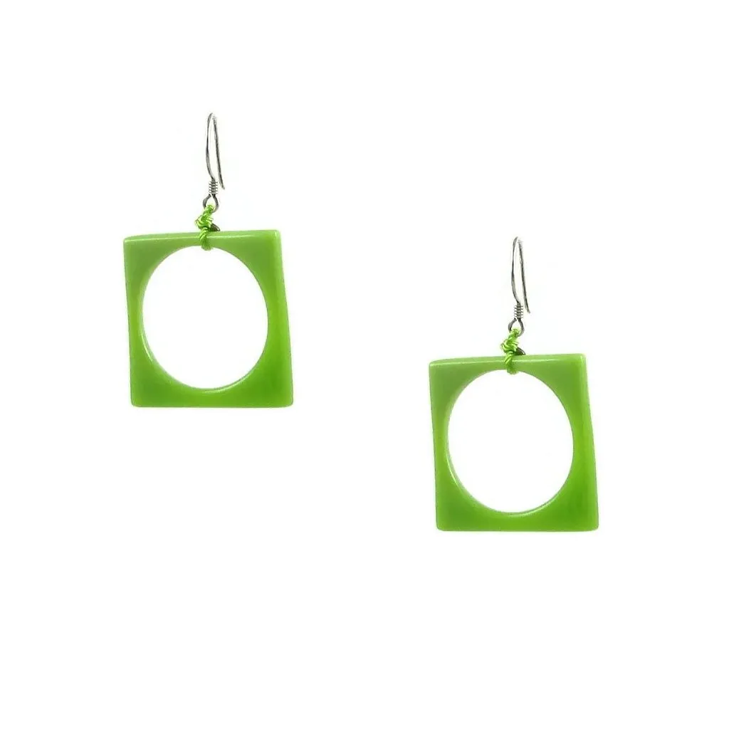 Hoyo Glass Earrings - Cherry