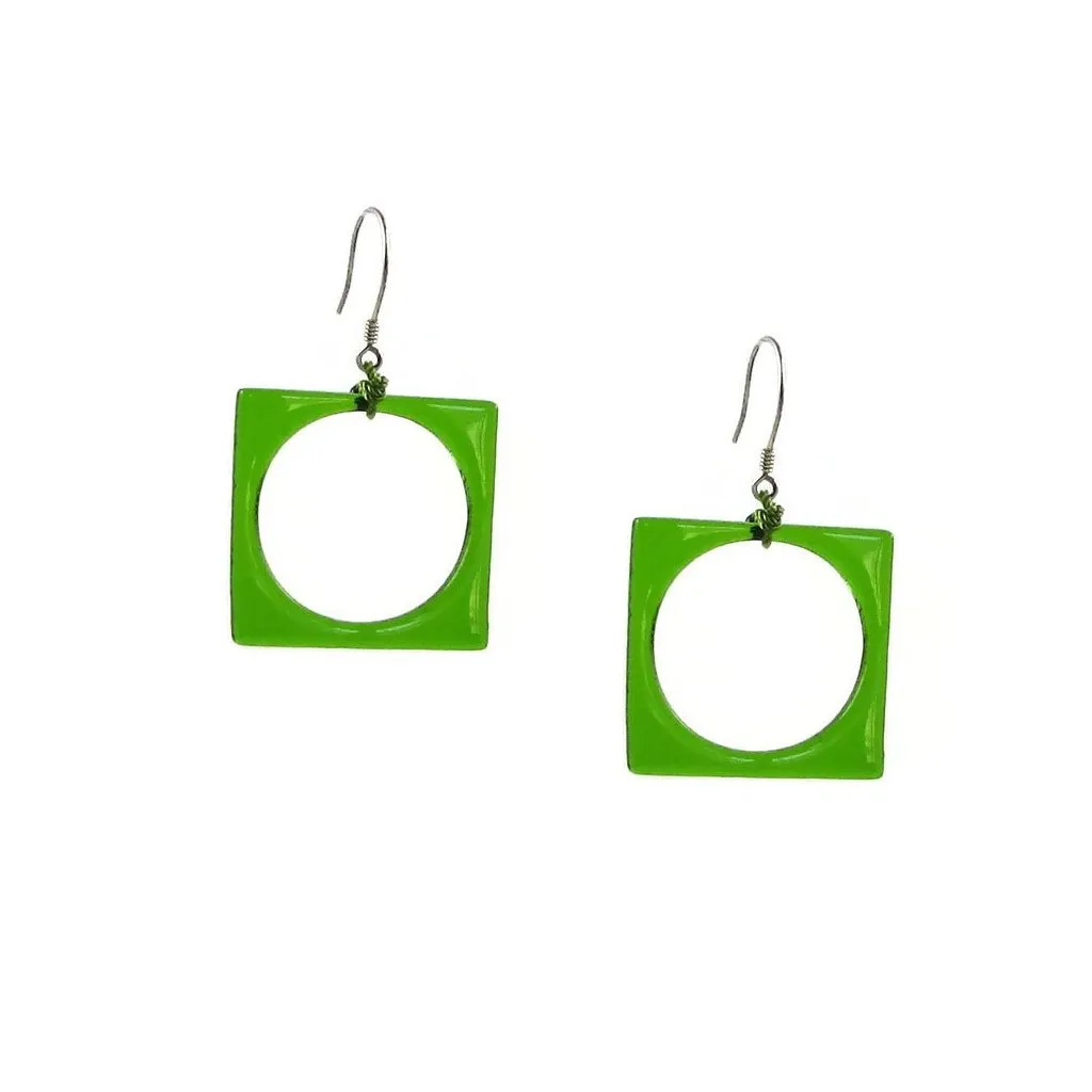 Hoyo Glass Earrings - Cherry