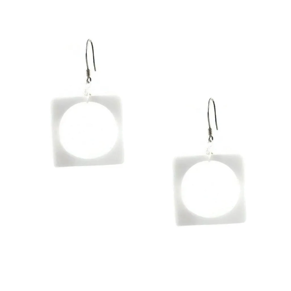 Hoyo Glass Earrings - Cherry