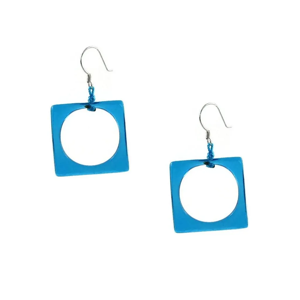 Hoyo Glass Earrings - Red