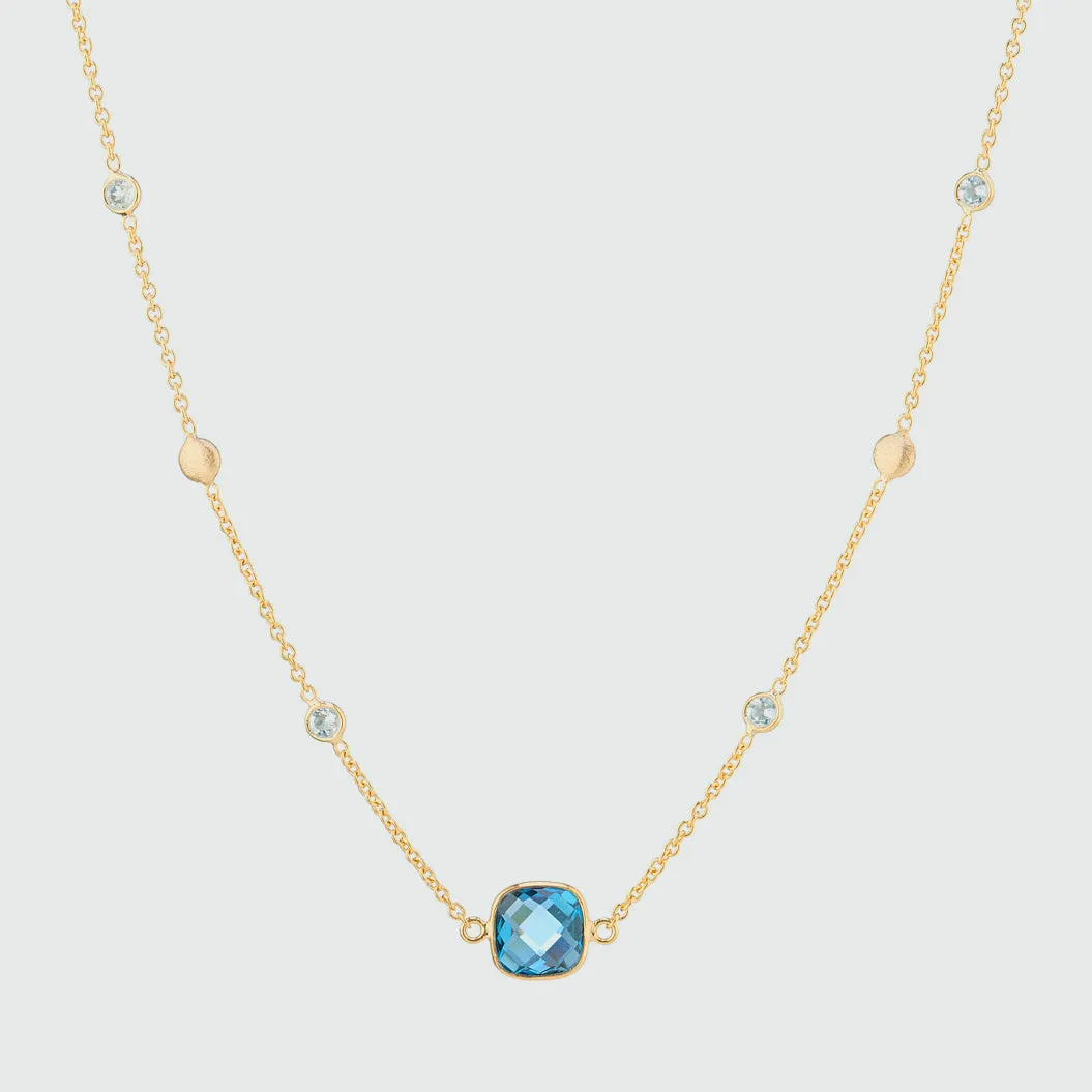 Iseo London Topaz & Gold Vermeil Necklace