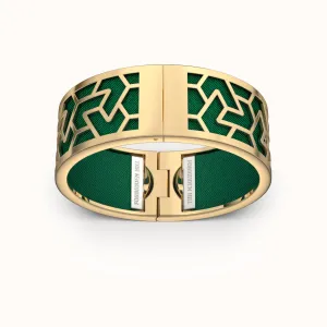 Iskandar Bangle - Emerald Green