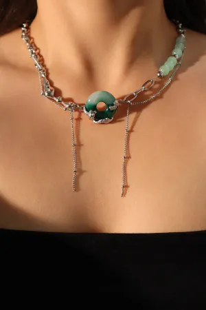 Jade Dragon Chain Necklace