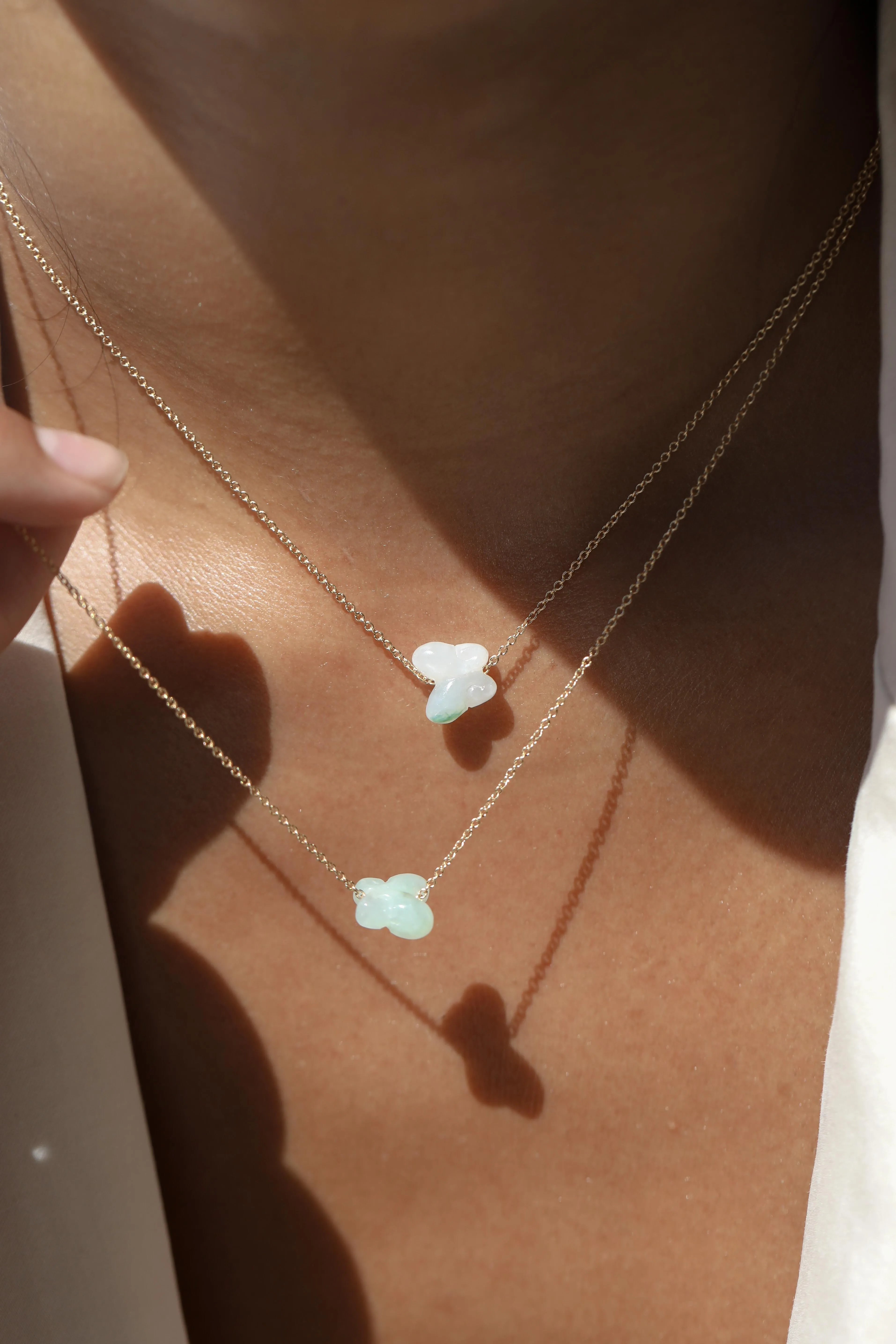 Jadeite Butterfly Necklace